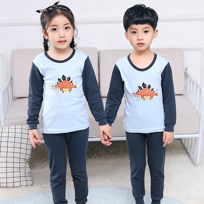 Conjunto de Ropa Térmica Infantil para Otoño e Invierno - Pantalón y Blusa Dos Piezas