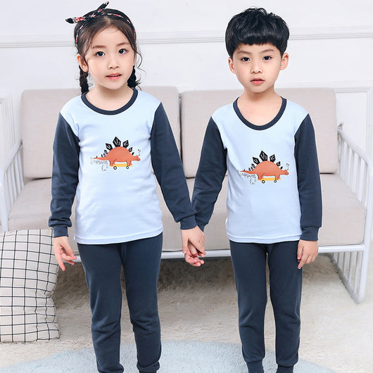 Conjunto de Ropa Térmica Infantil para Otoño e Invierno - Pantalón y Blusa Dos Piezas