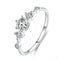 Anel de Prata Esterlina 925 com Zircônia Banhado a Platina 6