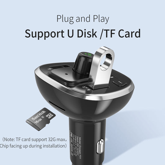 Cargador Dual USB Bluetooth para Auto con Tecnología Inalámbrica - Image 7