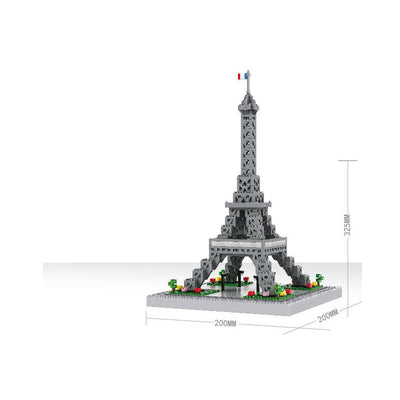 Bloques de Construcción Micro-Partículas Estilo Louvre