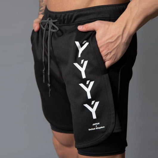 Shorts Deportivos de Entrenamiento Transpirables de Secado Rápido con Doble Capa - Image 7