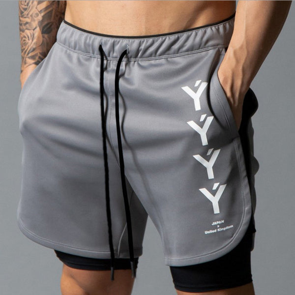 Shorts Deportivos de Entrenamiento Transpirables de Secado Rápido con Doble Capa - Image 4