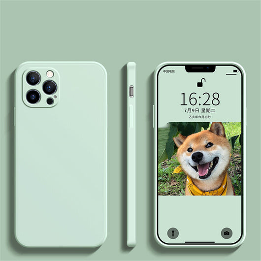 Funda de Silicona Líquida con Bordes Rectos para Teléfono Móvil - Image 20