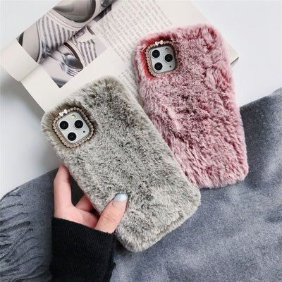 Funda de Celular Apple Acolchonada Color Sólido Resistente a Caídas - Image 13