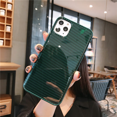 Funda Compatible con Apple de Patrón de Fibra Minimalista - Image 11