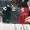 Funda Compatible con Apple de Patrón de Fibra Minimalista