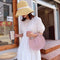 Bolso Redondo Versátil de Moda Europea y Americana