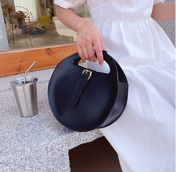 Bolso Redondo Versátil de Moda Europea y Americana