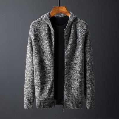 Suéter Hoodie con Cierre para Hombre - Diseño Moderno Liso - Image 4