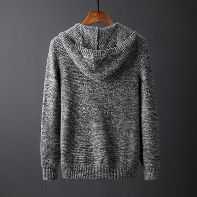 Suéter Hoodie con Cierre para Hombre - Diseño Moderno Liso - Image 3