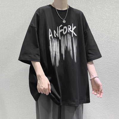 Camiseta Estampada de Verano para Hombre con Letras - Image 9