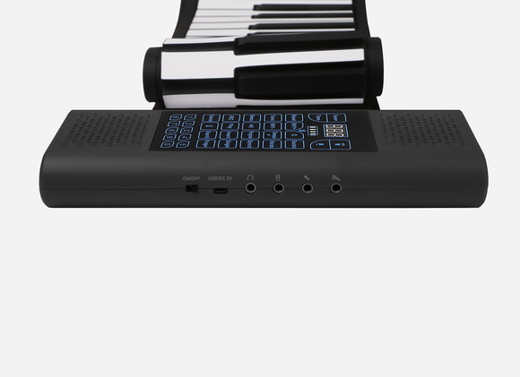 Piano Portátil de 88 Teclas Enrollable con Función de Transferencia