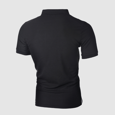 Polo Casual de Algodón para Hombre - Camiseta de Manga Corta Versátil - Image 4