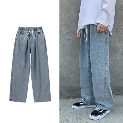 Pantalones Jeans Holgados de Pierna Ancha - Estilo Moderno y Cómodo