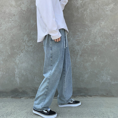 Pantalones Jeans Holgados de Pierna Ancha - Estilo Moderno y Cómodo - Image 4