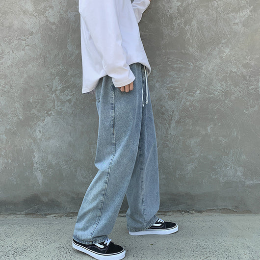Pantalones Jeans Holgados de Pierna Ancha - Estilo Moderno y Cómodo - Image 4