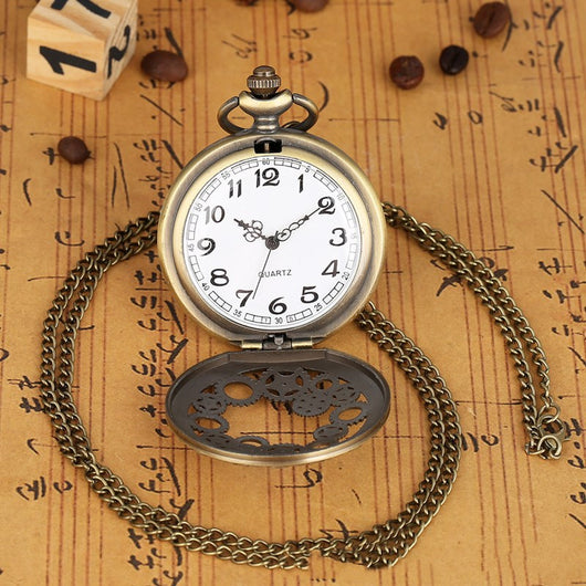 Reloj de Bolsillo Vintage con Brújula Integrada - Image 4