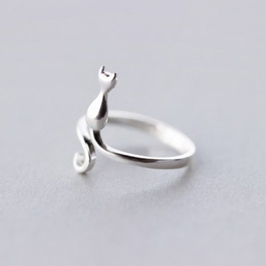 Anillo Gato Dulce Bosque - Versión Coreana para Dedo - Image 5
