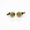 Gemelos Balas Verde Bronce - Accesorios Ejecutivos Premium