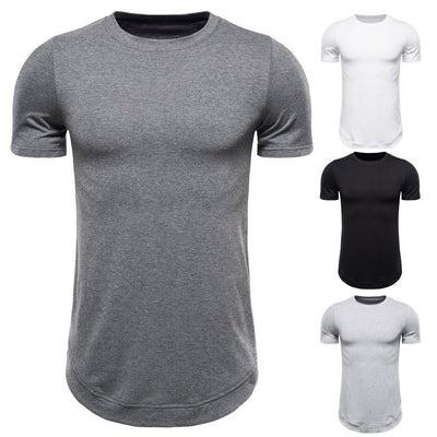 Camiseta Básica Cuello Redondo Manga Corta - Talla Europea