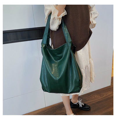 Bolso de Hombro Grande para Mujer - Bolsa Mensajero Retro Casual de Capacidad Expandible - Image 23