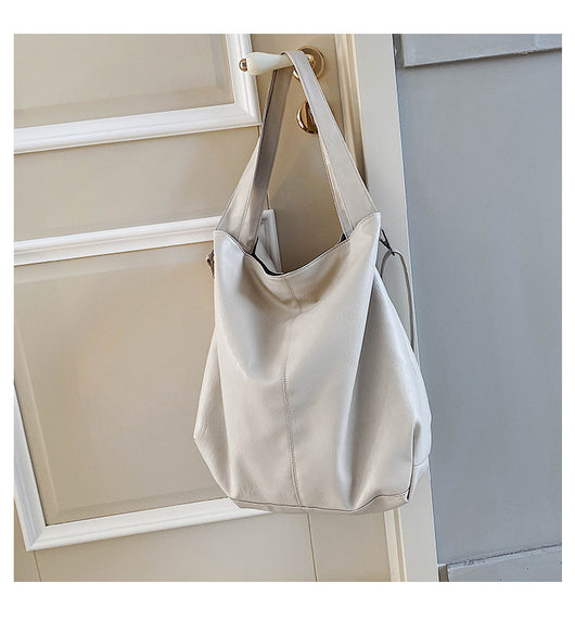 Bolso de Hombro Grande para Mujer - Bolsa Mensajero Retro Casual de Capacidad Expandible - Image 8