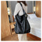 Bolsa de Ombro Grande Feminina - Bolsa Transversal Retrô Casual de Capacidade Expansível