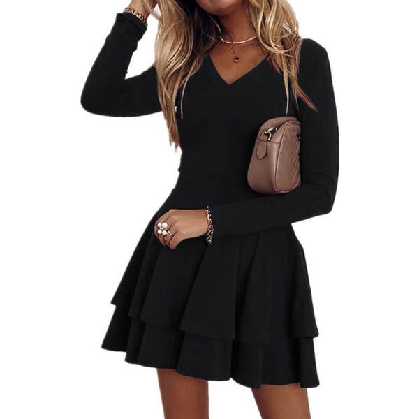 Vestido Base Liso de Algodón Fino - Corte Elegante y Versátil