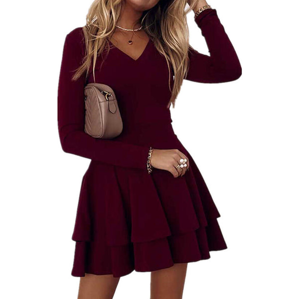 Vestido Base Liso de Algodón Fino - Corte Elegante y Versátil