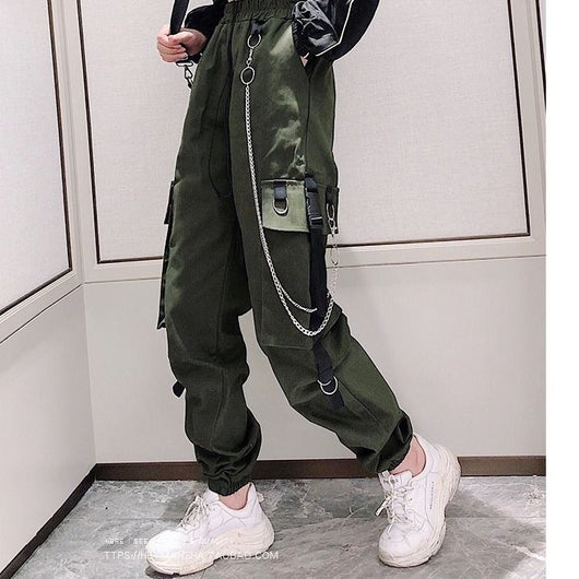 Pantalones Overol Hip-Hop Otoño Invierno Estilo Harajuku Unisex Versión Coreana - Image 4