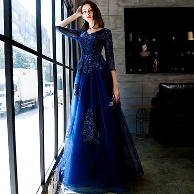 Vestido Azul Royal Elegante - Image 11