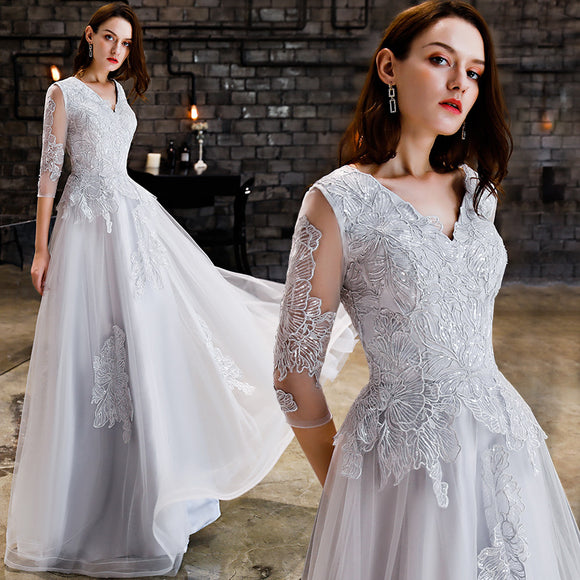 Vestido Azul Royal Elegante