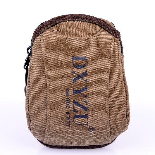Bolsa Riñonera Retro en Lona para Hombre con Gancho - Image 10