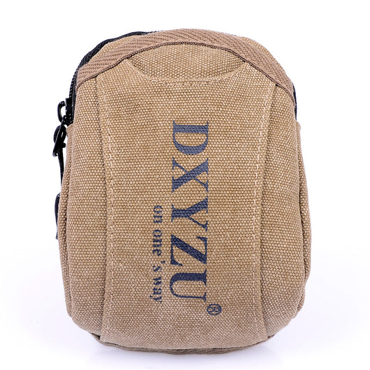 Bolsa Riñonera Retro en Lona para Hombre con Gancho - Image 11