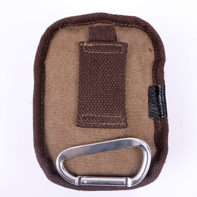 Bolsa Riñonera Retro en Lona para Hombre con Gancho - Image 5