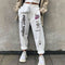 Pantalón Deportivo Estampado Cómodo para Mujer - Corte Relajado Versátil