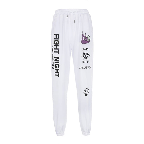 Pantalón Deportivo Estampado Cómodo para Mujer - Corte Relajado Versátil