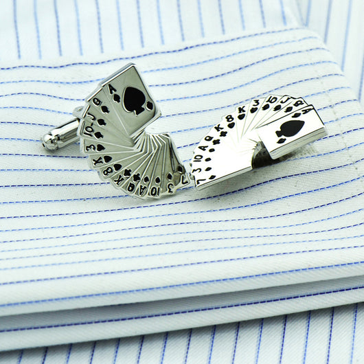 Gemelos Elegantes con Diseño de Abanico para Hombre - Botones Franceses Premium - Image 2