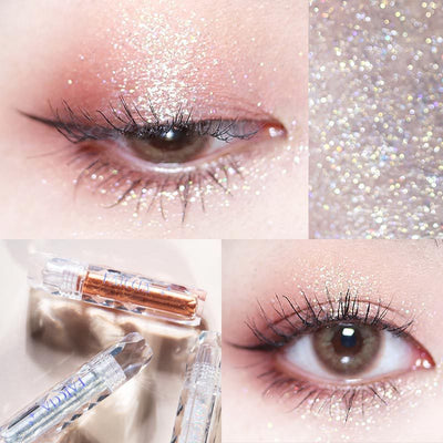 Sombra de Ojos con Perlas Diamantadas - Maquillaje Luminoso Profesional - Image 8