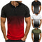 Polo Slim Fit con Estampado Degradado de Manga Corta para Hombre