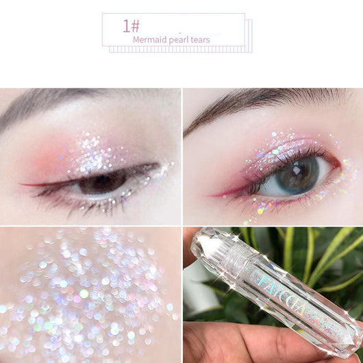 Sombra de Ojos con Perlas Diamantadas - Maquillaje Luminoso Profesional - Image 10