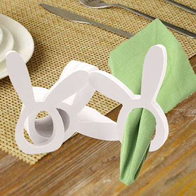 Servilleteros Conejo de Pascua - Decoración de Madera para Mesa Festiva - Image 14