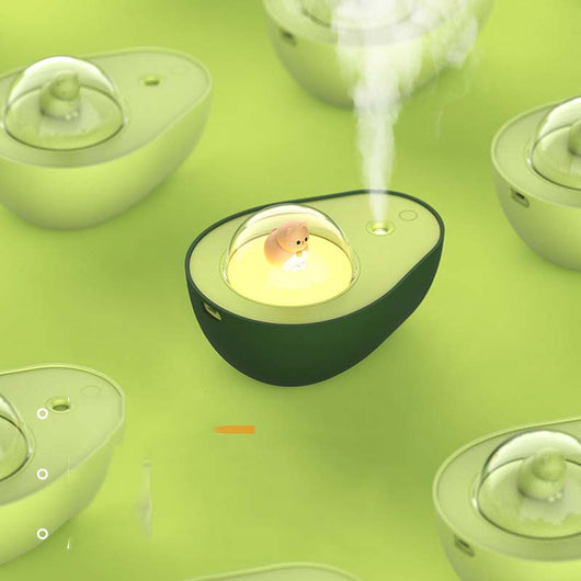 Humidificador Portátil Aguacate USB con Luz Nocturna y Difusor de Niebla - Image 9