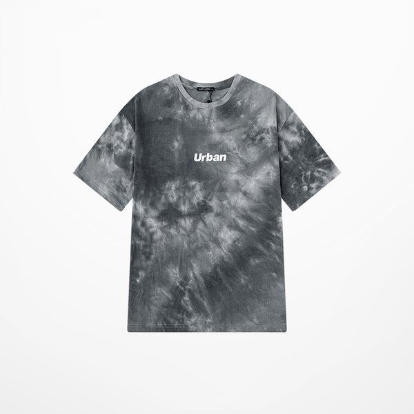 Camiseta Oversize Degradado Tie-Dye Manga Corta