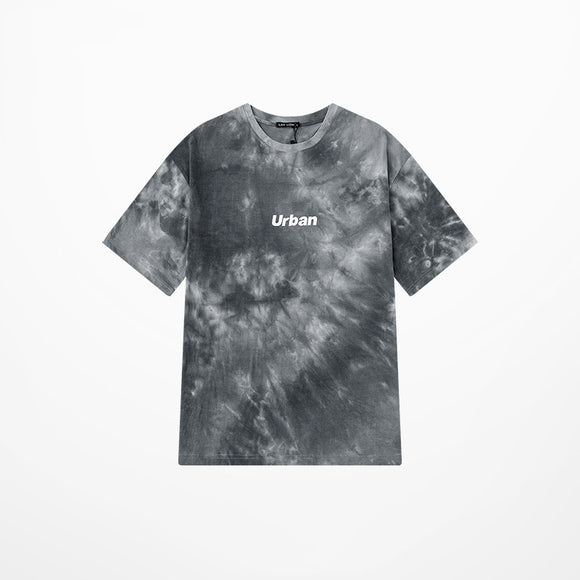 Camiseta Oversize Degradado Tie-Dye Manga Corta