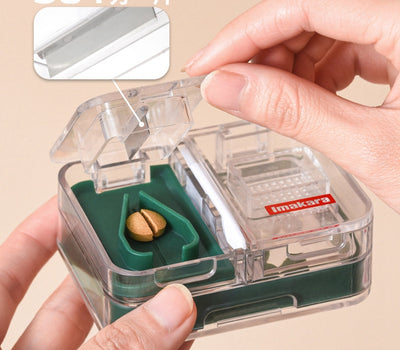 Organizador Portátil de Medicinas con Cortador de Pastillas - Image 11