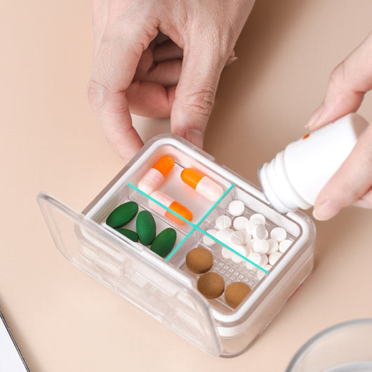 Organizador Portátil de Medicinas con Cortador de Pastillas - Image 12