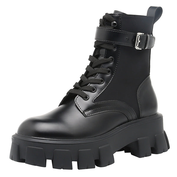 Botas Martin Retro Británicas con Suela Gruesa