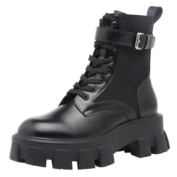 Botas Martin Retro Británicas con Suela Gruesa